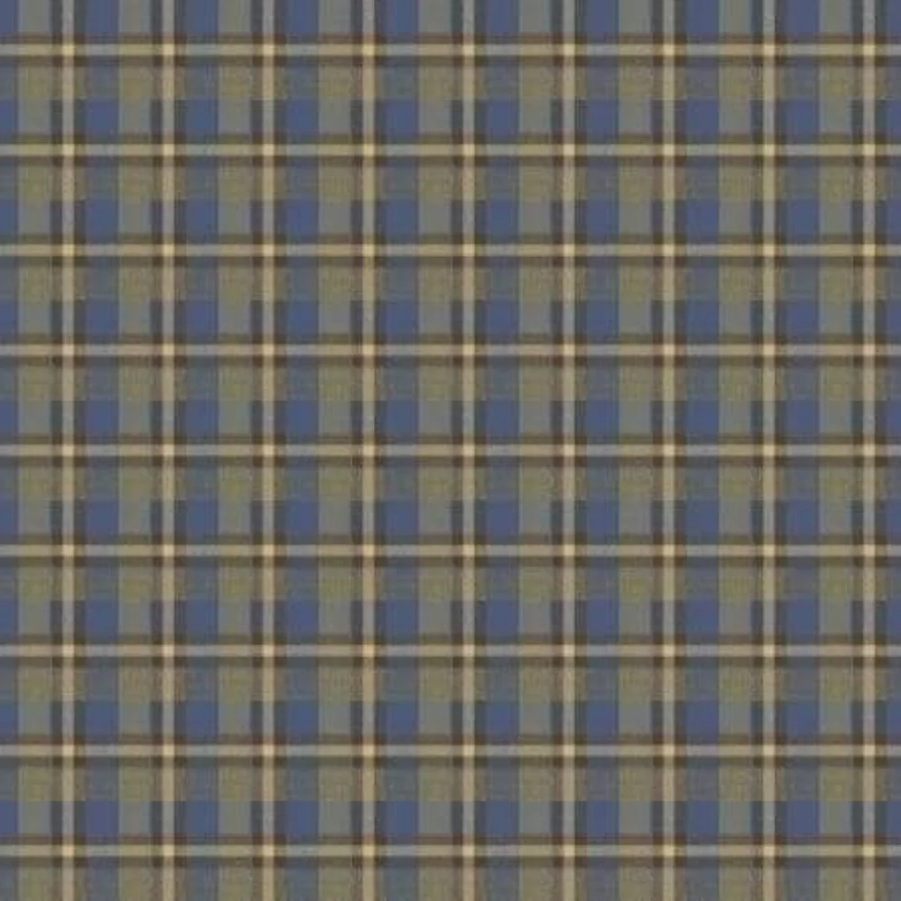 Wallpaper Navy & Beige Plaid - Picture 6 of 8